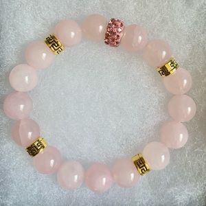 Handmade Rose Quartz Bracelet